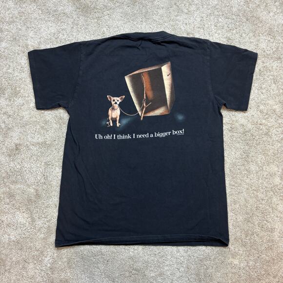 Vintage 90s Taco Bell Chihuahua Lizard Trap Shirt Men's Medium - Picture 3 of 9